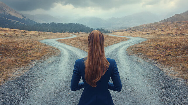 Девушка выбирает карьерный путь